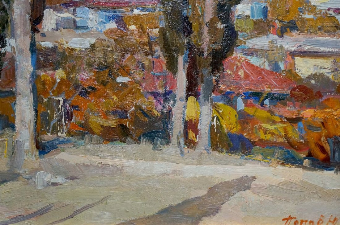Oil painting Warm day Yuri Popov - 5
