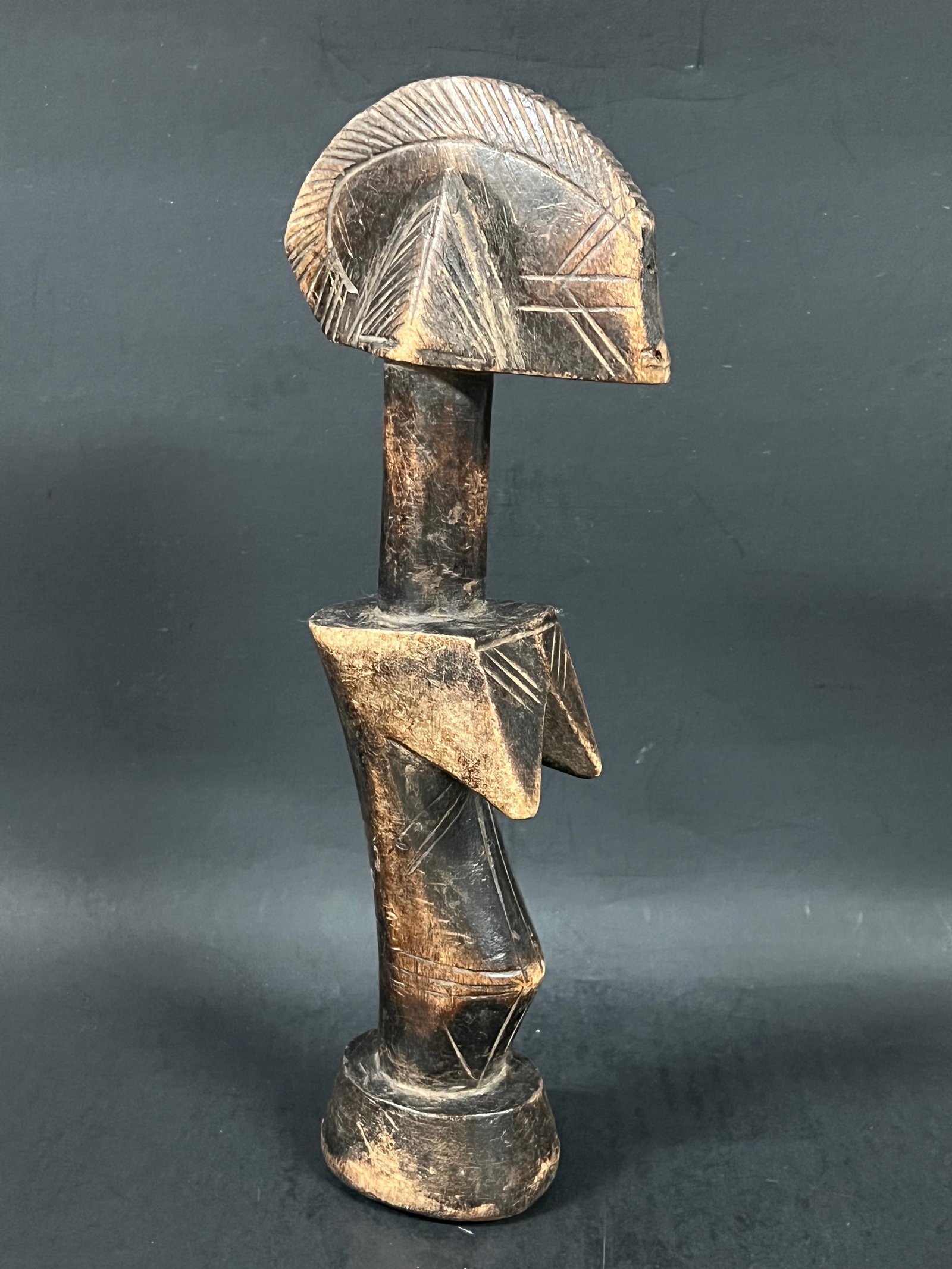African Tribal Art Carved Wood Mossi Fertility Doll - 2