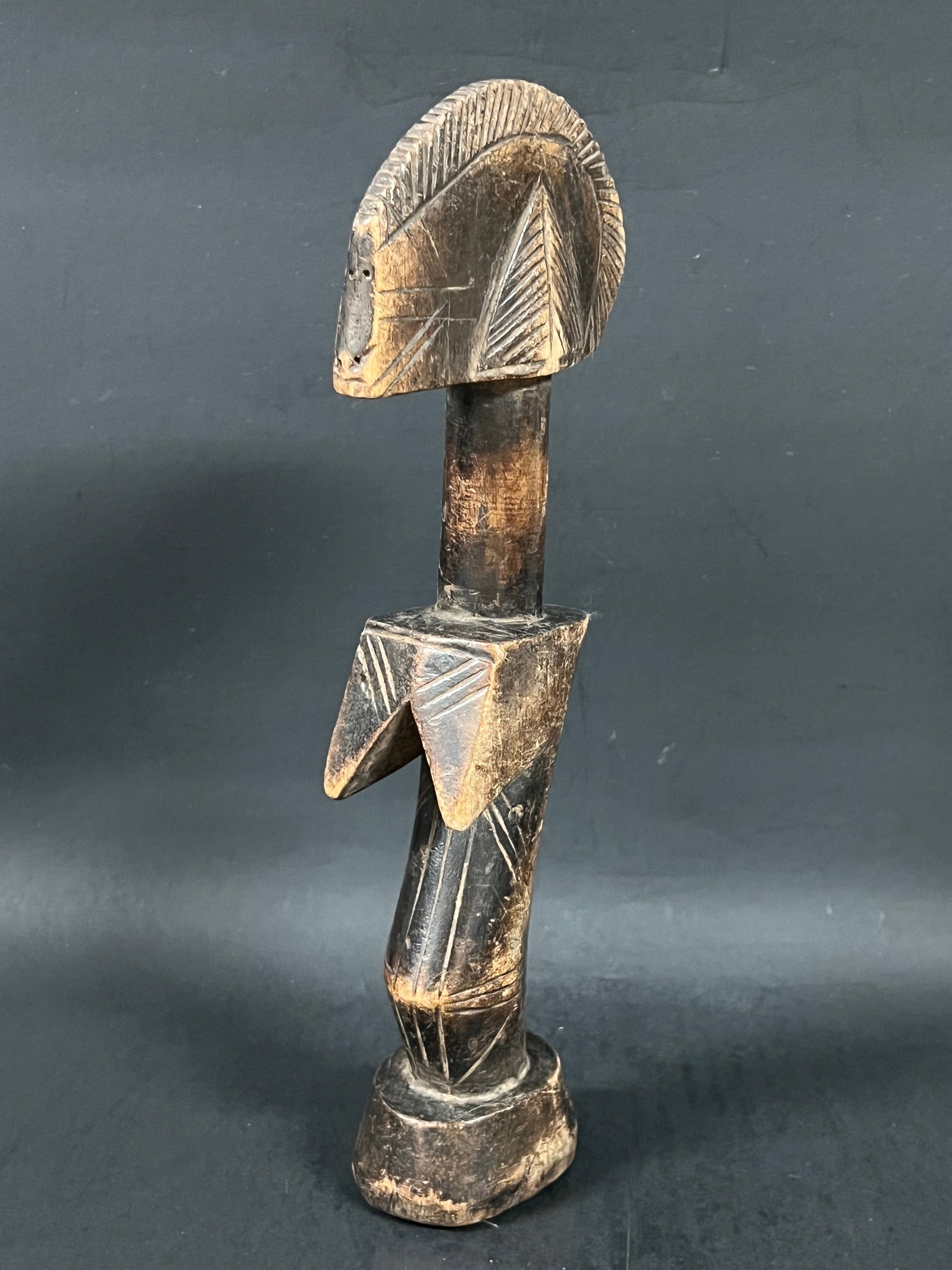 African Tribal Art Carved Wood Mossi Fertility Doll - 4