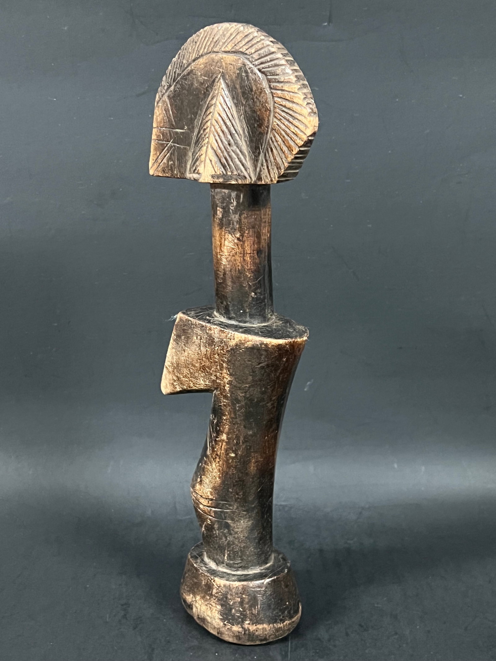African Tribal Art Carved Wood Mossi Fertility Doll - 5