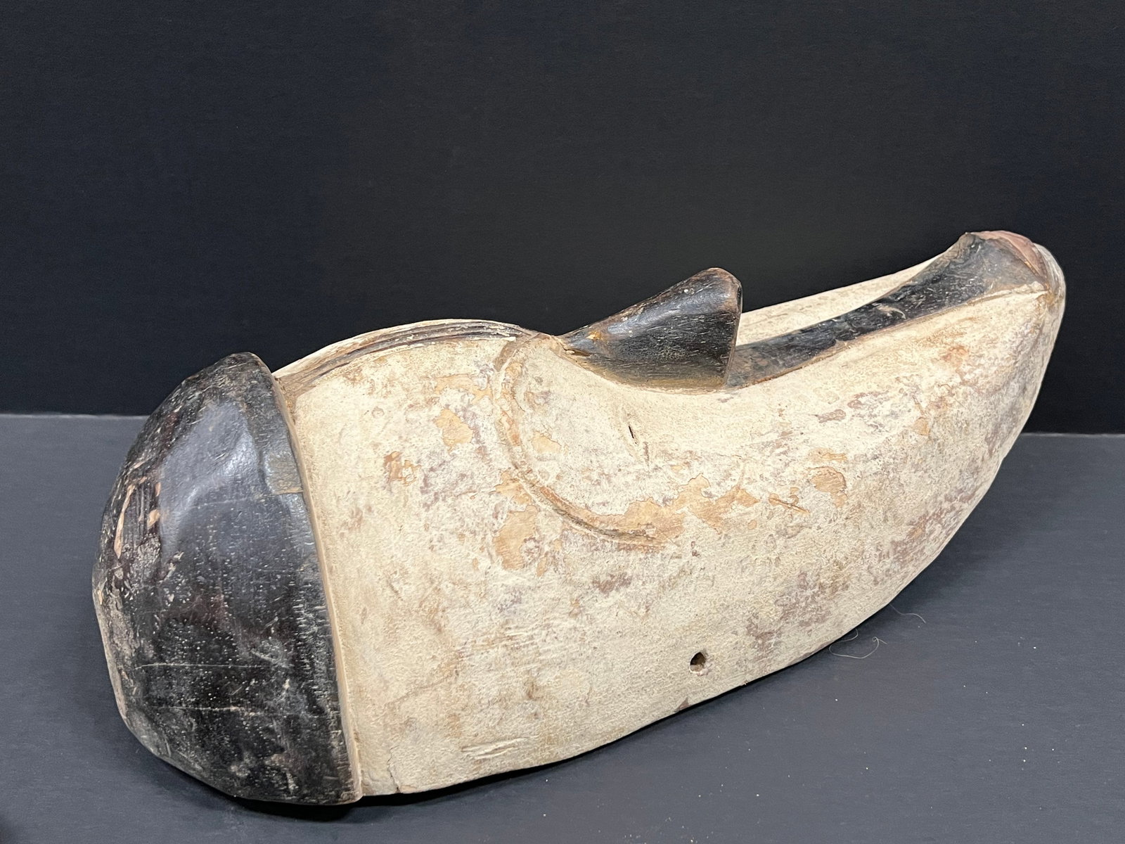 African Tribal Art Carved Wood Fang Mask - 5