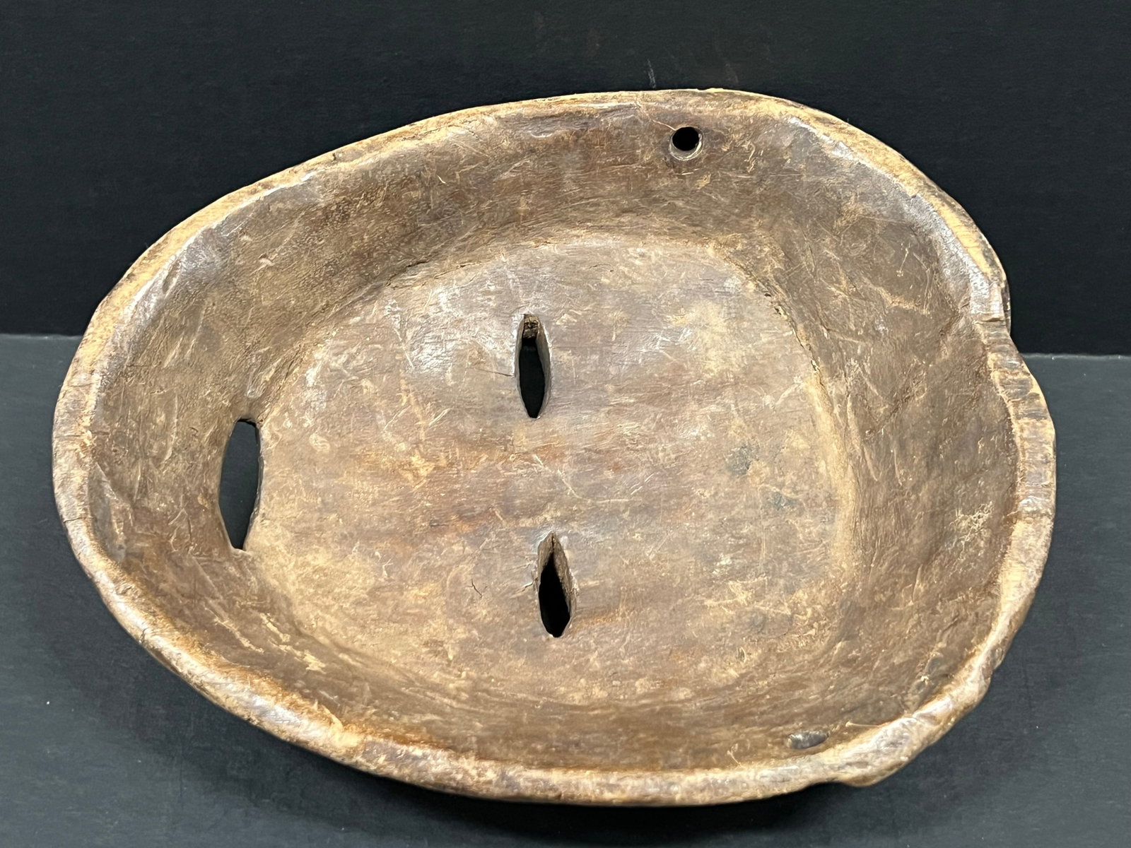 African Tribal Art Carved Wood Tabwa Mask - 8