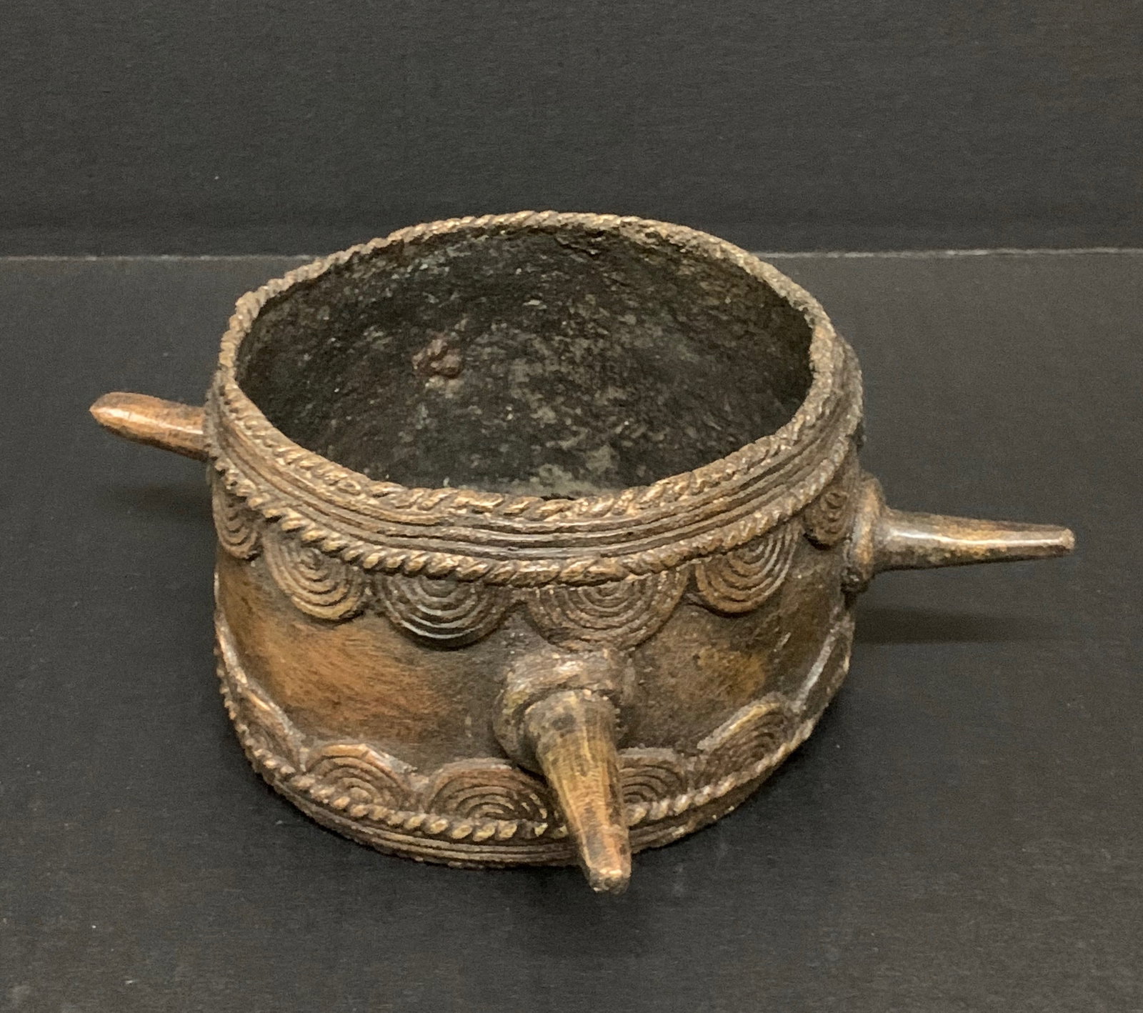 African Tribal Art Bronze Nigerian Currency - 2