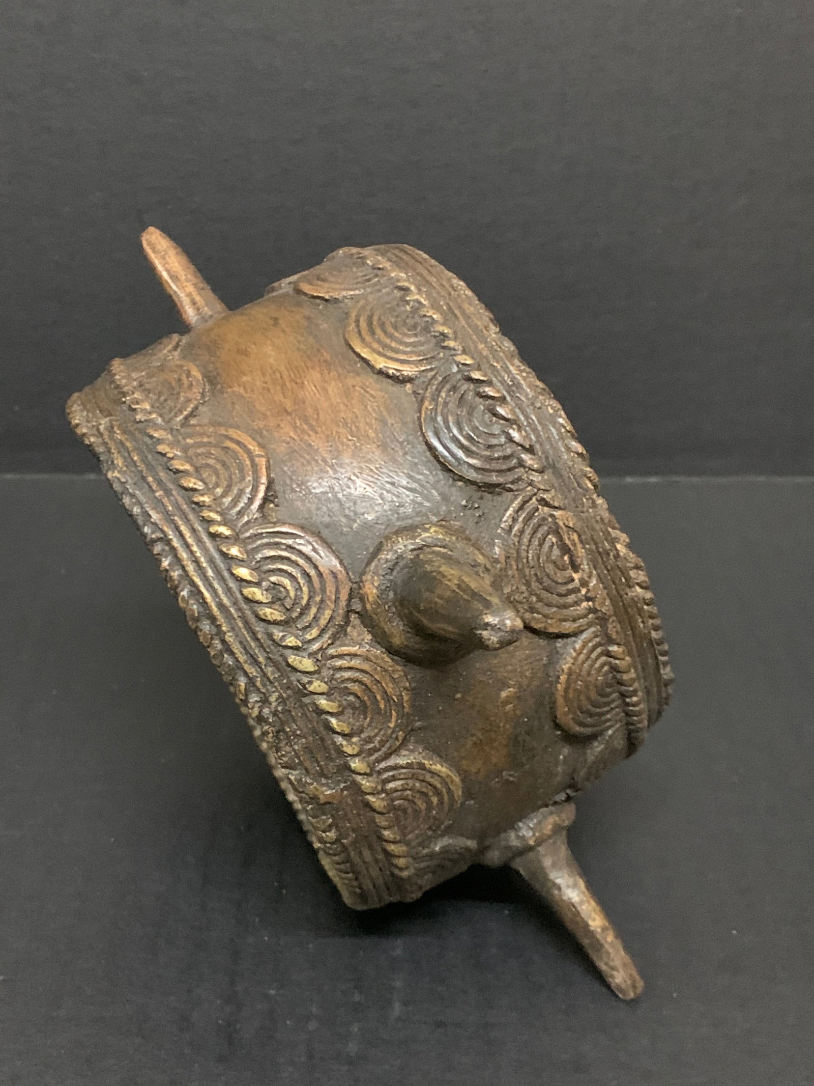 African Tribal Art Bronze Nigerian Currency - 5