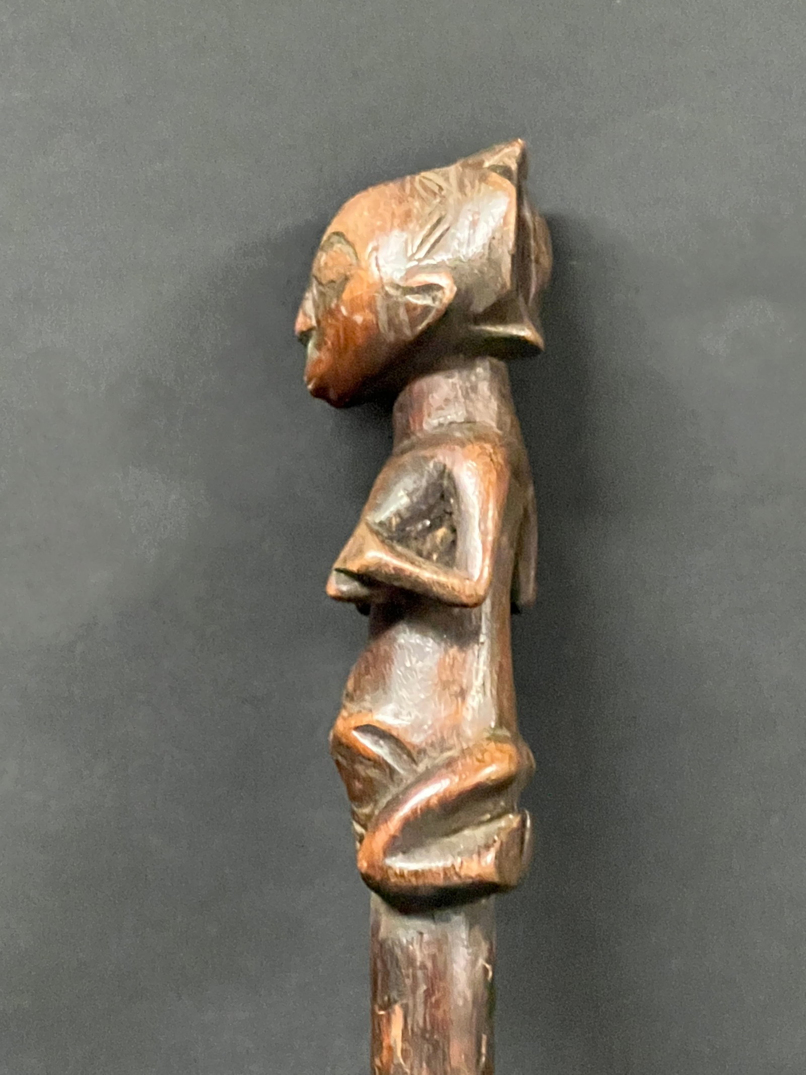 African Tribal Art Carved Wood Kuba Spoon - 6