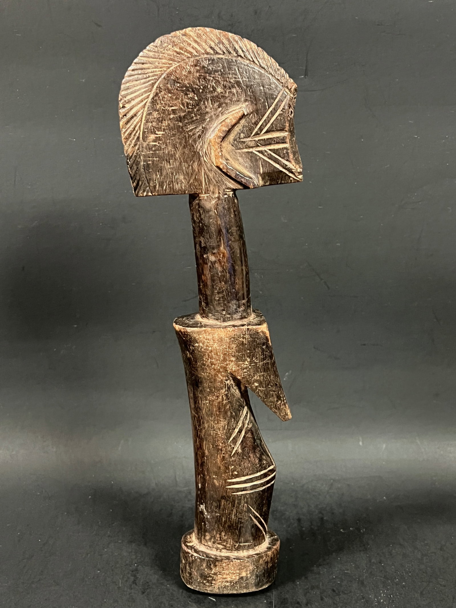 African Tribal Art Carved Wood Mossi Fertility Doll - 2