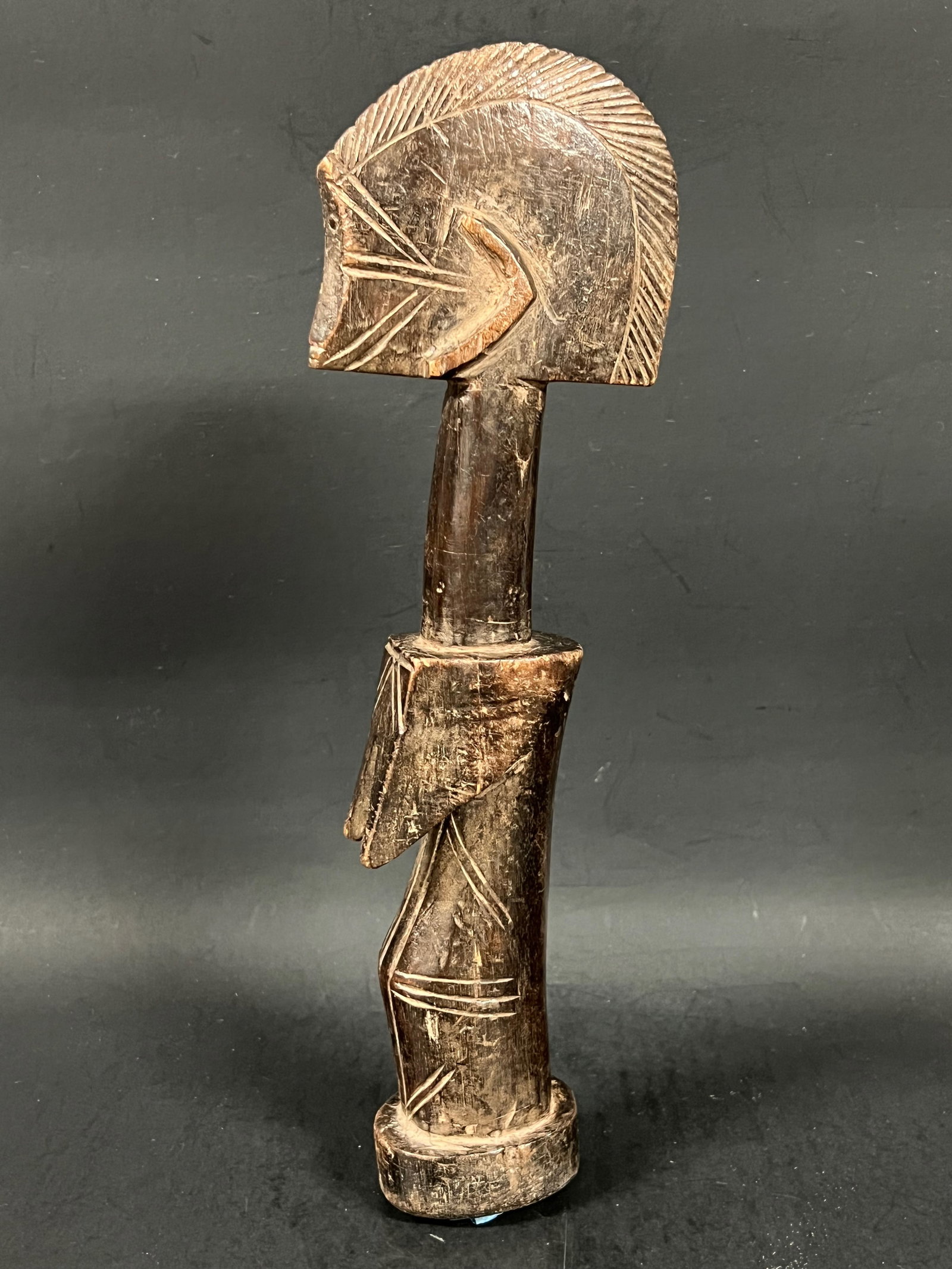 African Tribal Art Carved Wood Mossi Fertility Doll - 4