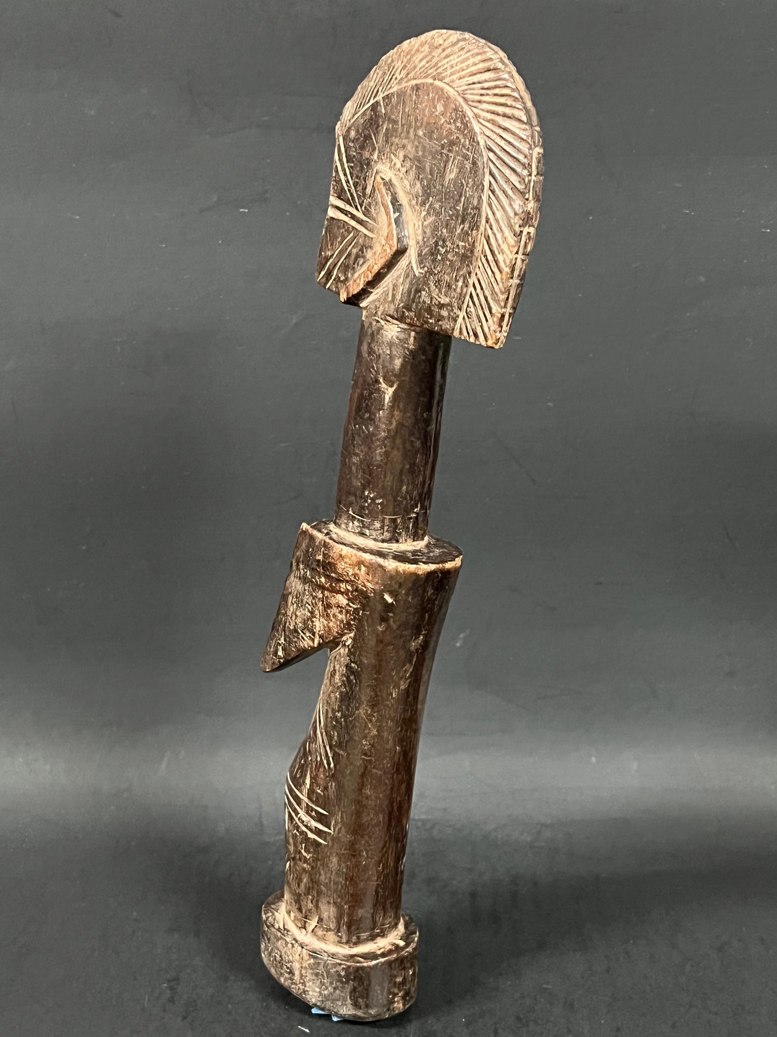 African Tribal Art Carved Wood Mossi Fertility Doll - 5