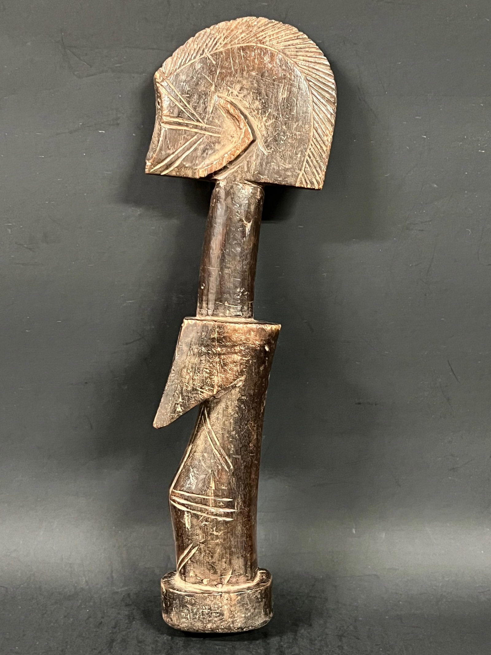 African Tribal Art Carved Wood Mossi Fertility Doll - 6