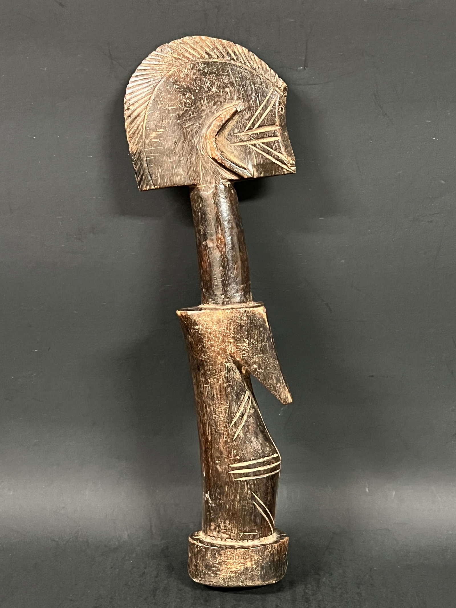 African Tribal Art Carved Wood Mossi Fertility Doll - 7