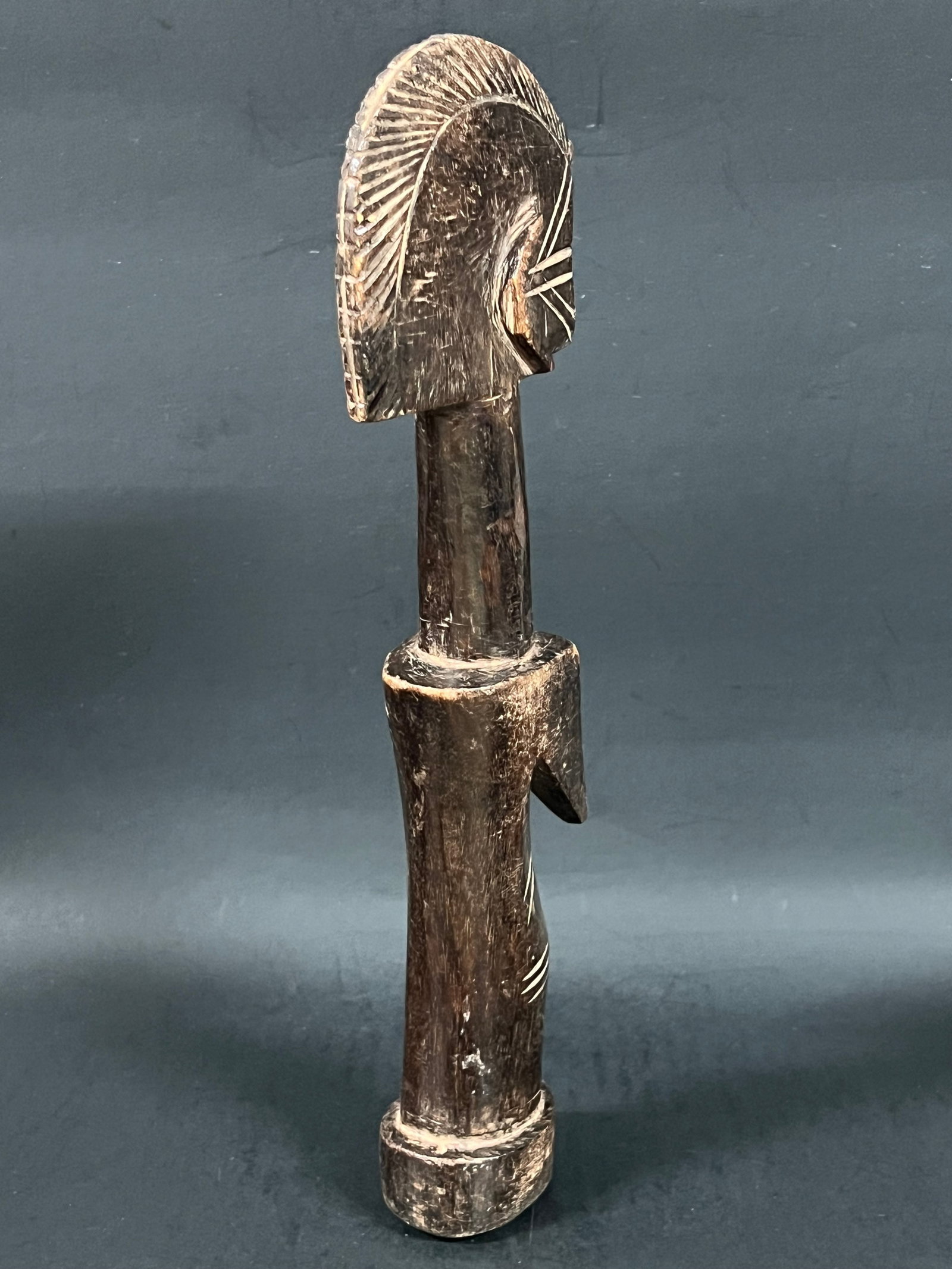 African Tribal Art Carved Wood Mossi Fertility Doll - 8