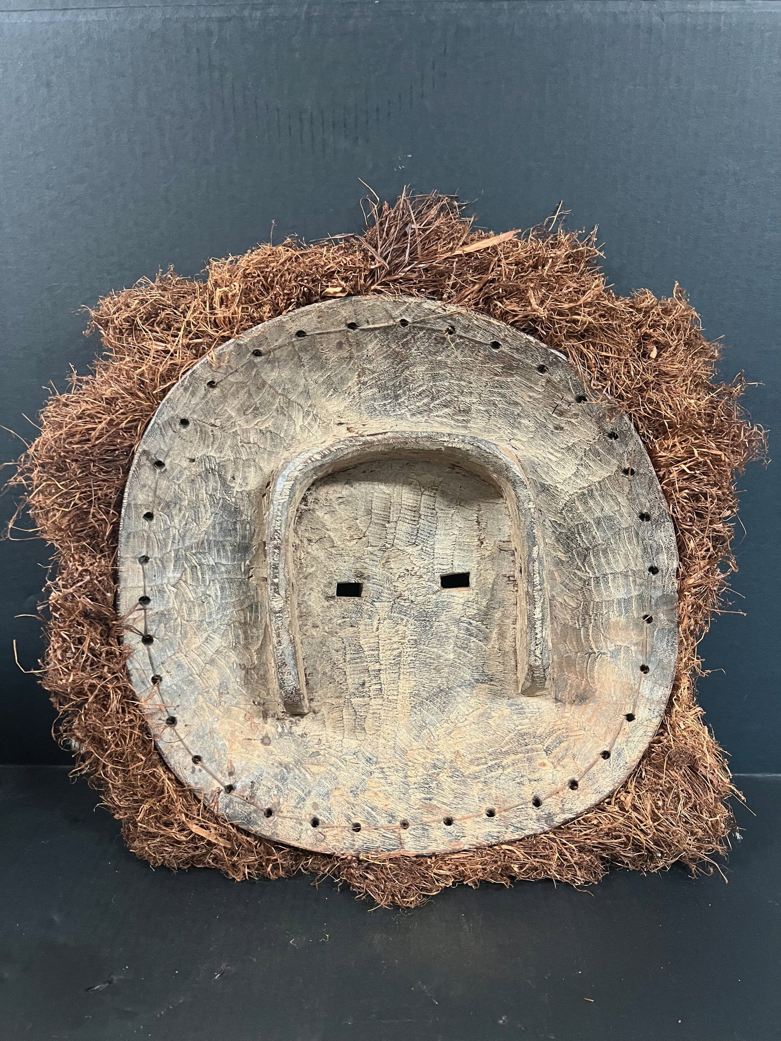 African Tribal Art Carved Wood Teke Mask - 9
