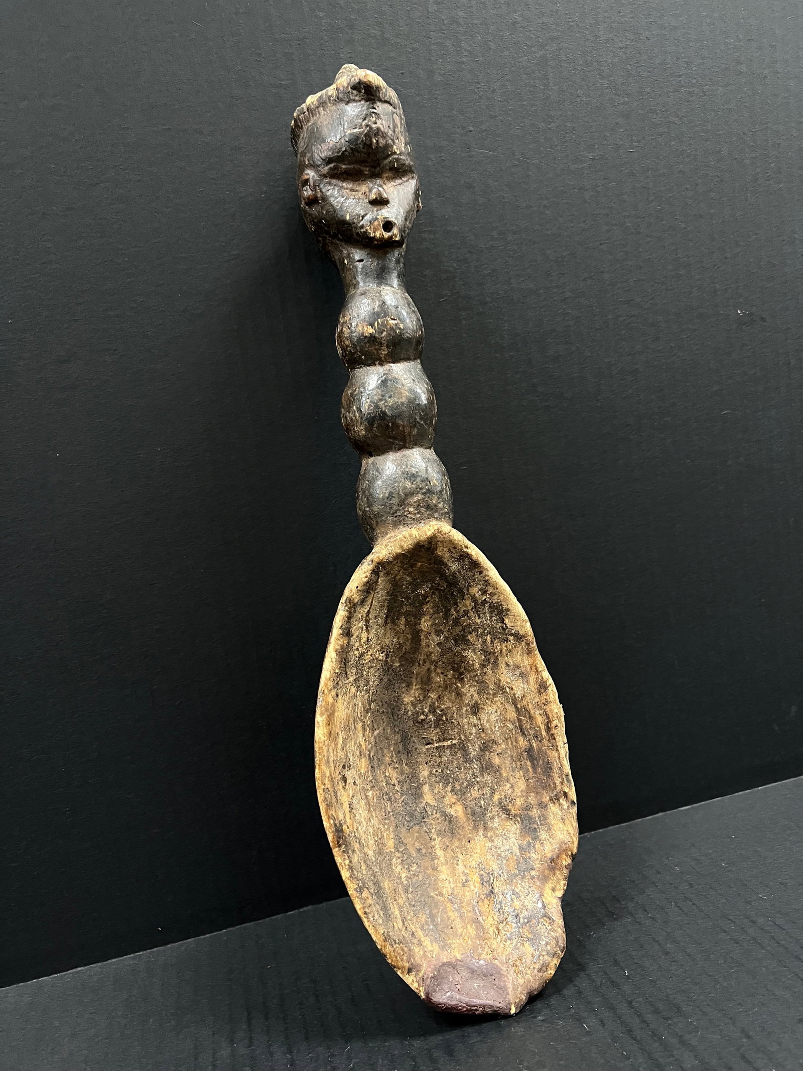 African Tribal Art Carved Wood Dan Spoon - 4