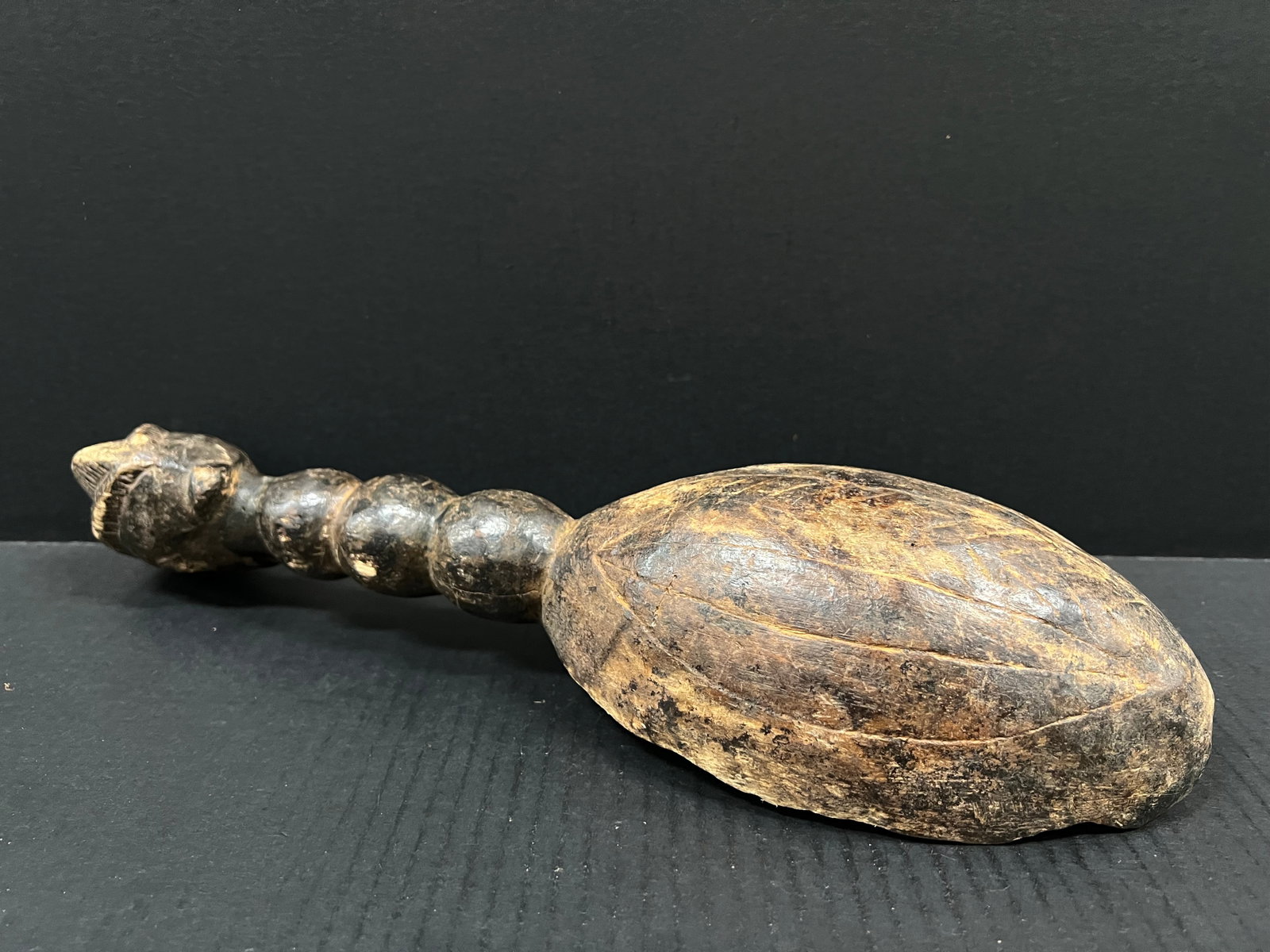 African Tribal Art Carved Wood Dan Spoon - 6