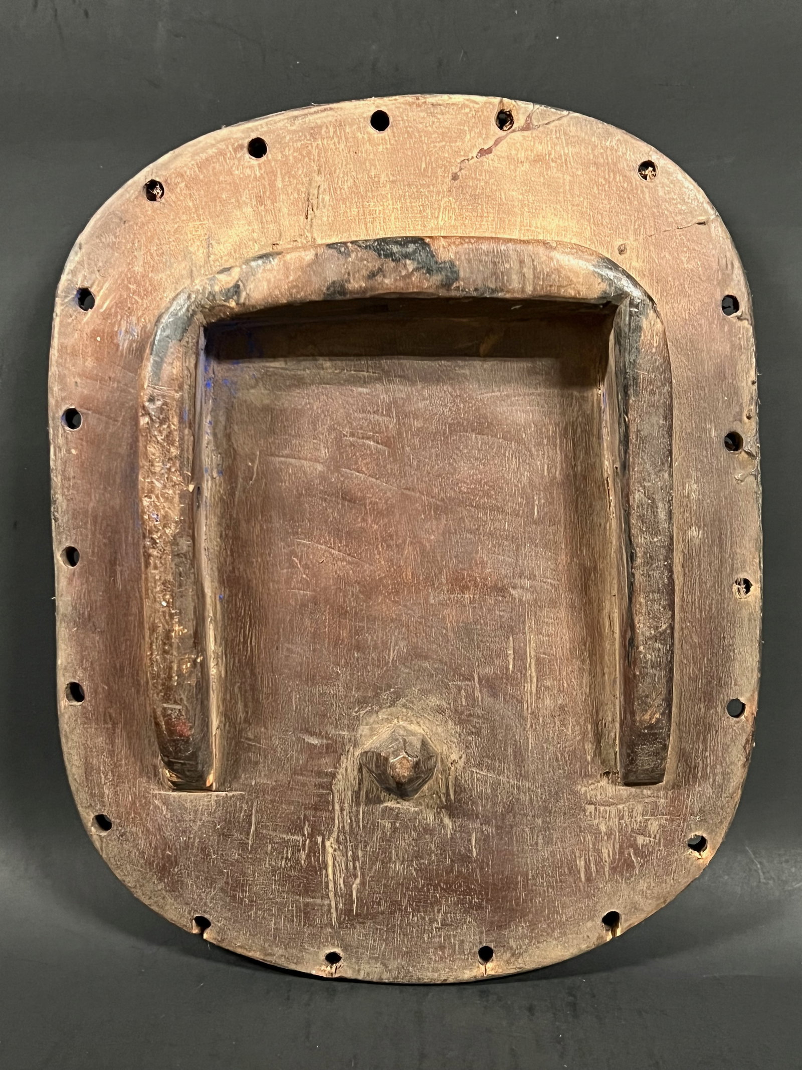 African Tribal Art Carved Wood Teke Mask - 7