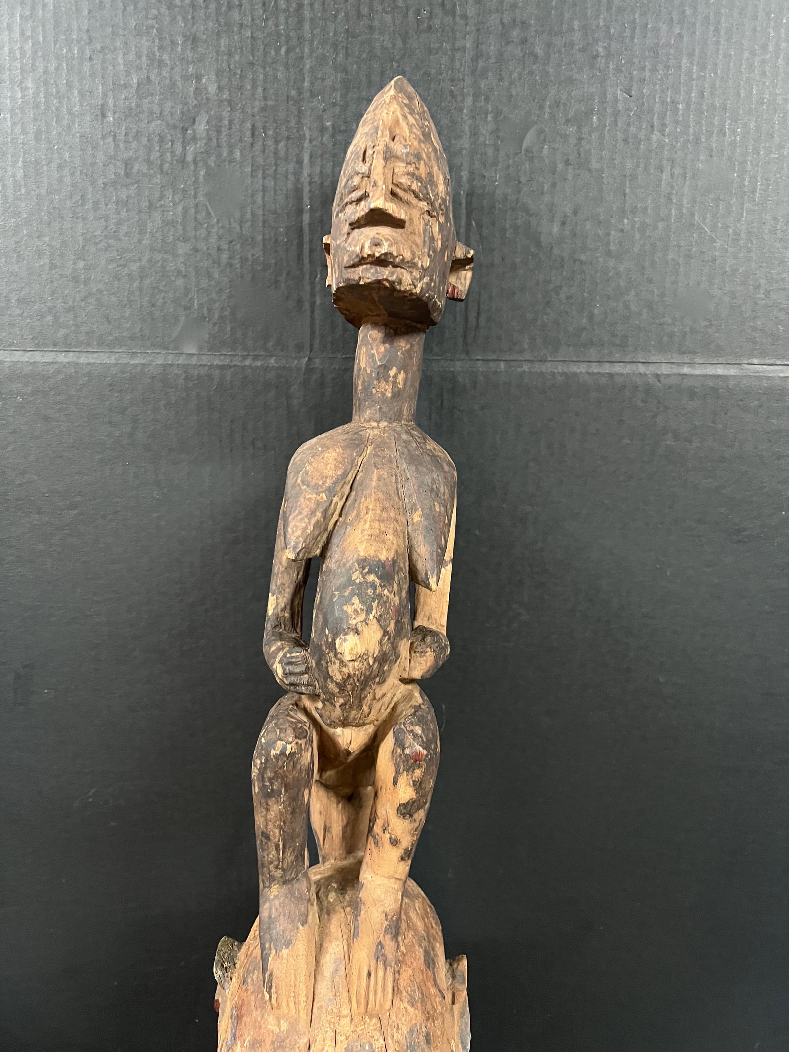 African Tribal Art Carved Wood Dogon Mask - 3