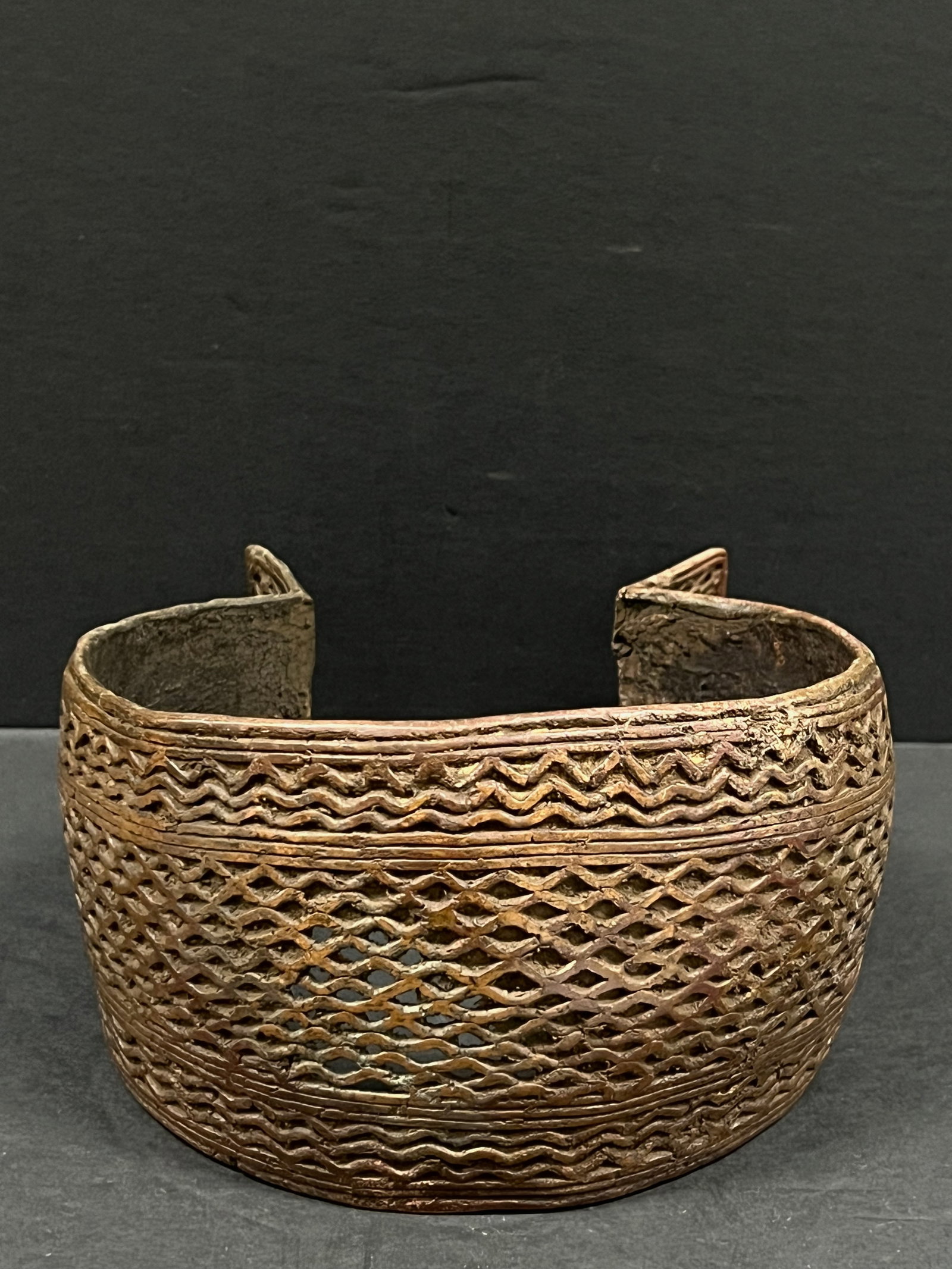 African Tribal Art Bronze Nigerian Currency - 3