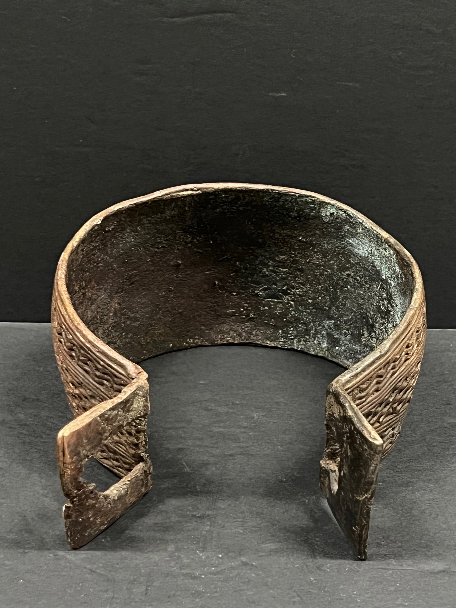 African Tribal Art Bronze Nigerian Currency - 4