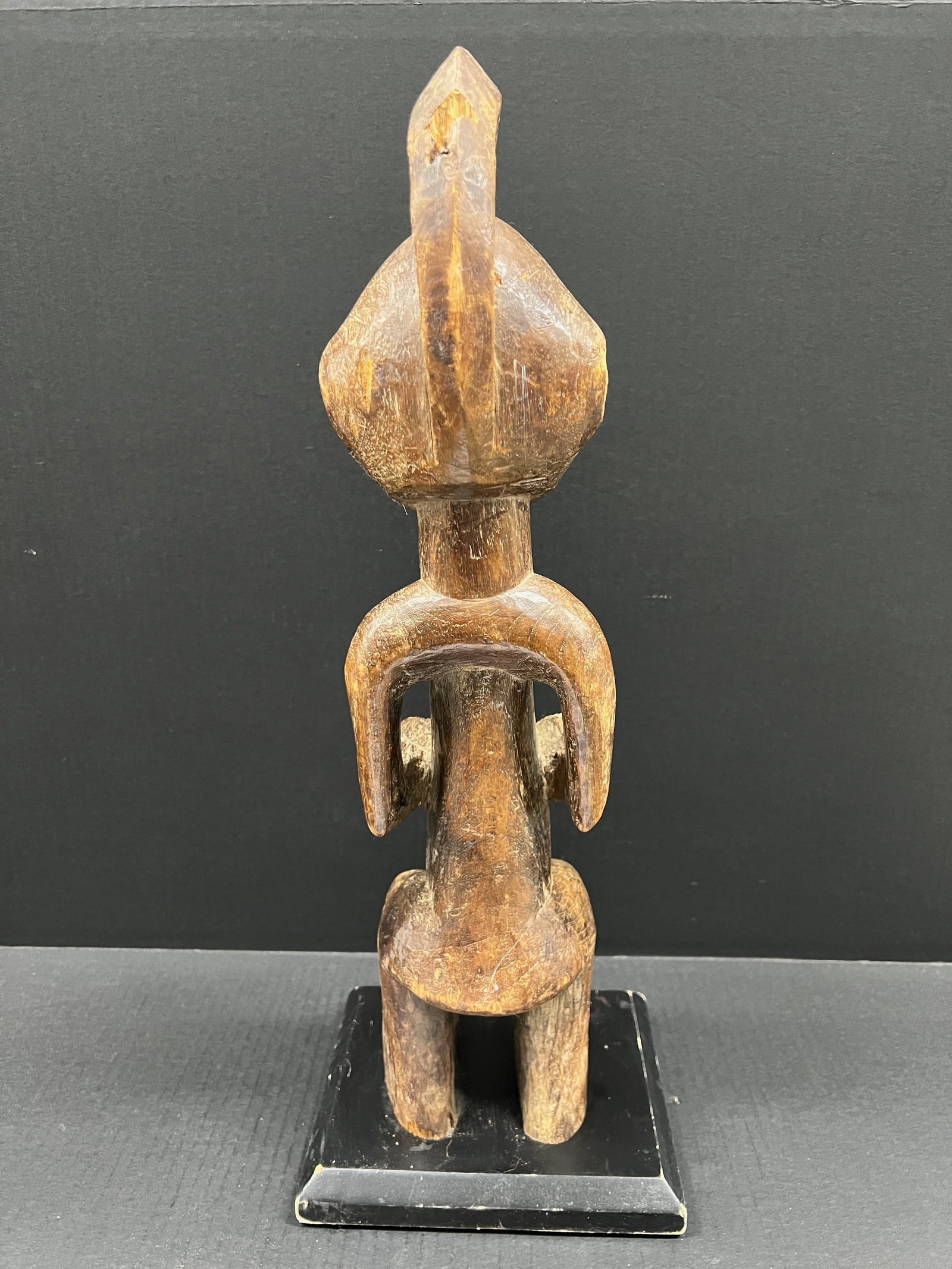 African Tribal Art Carved Wood Songye Statue - 10