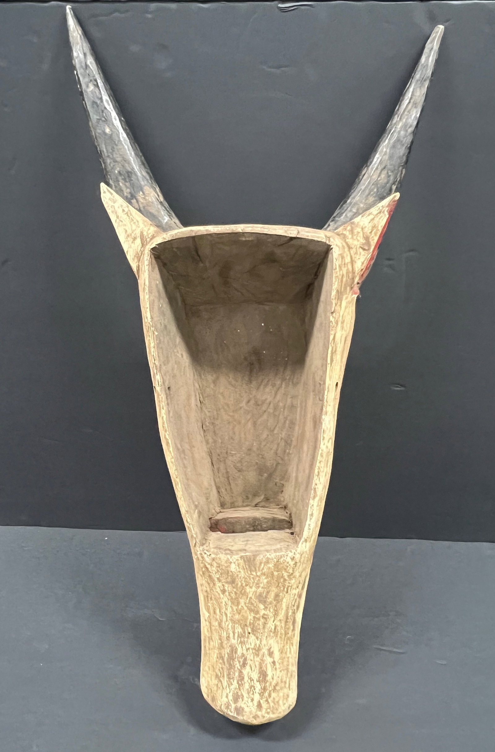 African Tribal Art Carved Wood Bozo Antelope Mask - 7