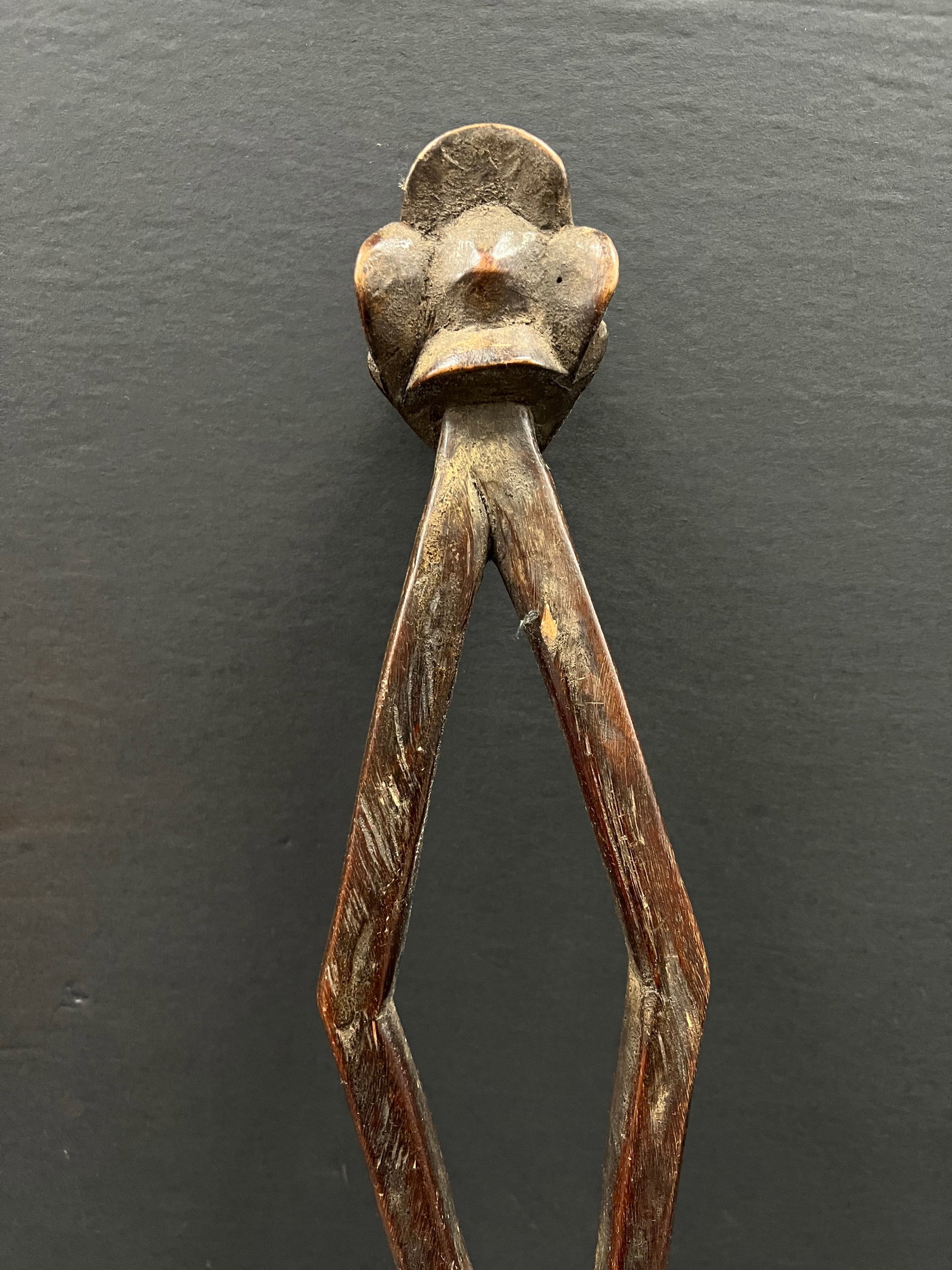 African Tribal Art Carved Wood Kuba Spoon - 7