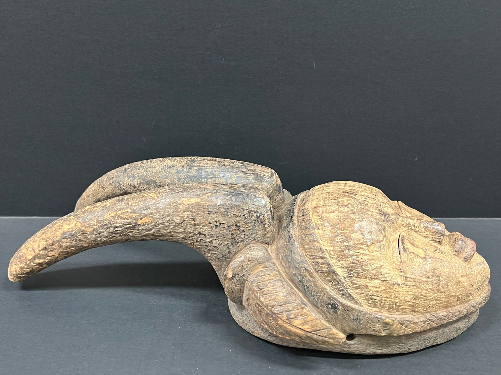 African Tribal Art Carved Wood Punu Mask - 5