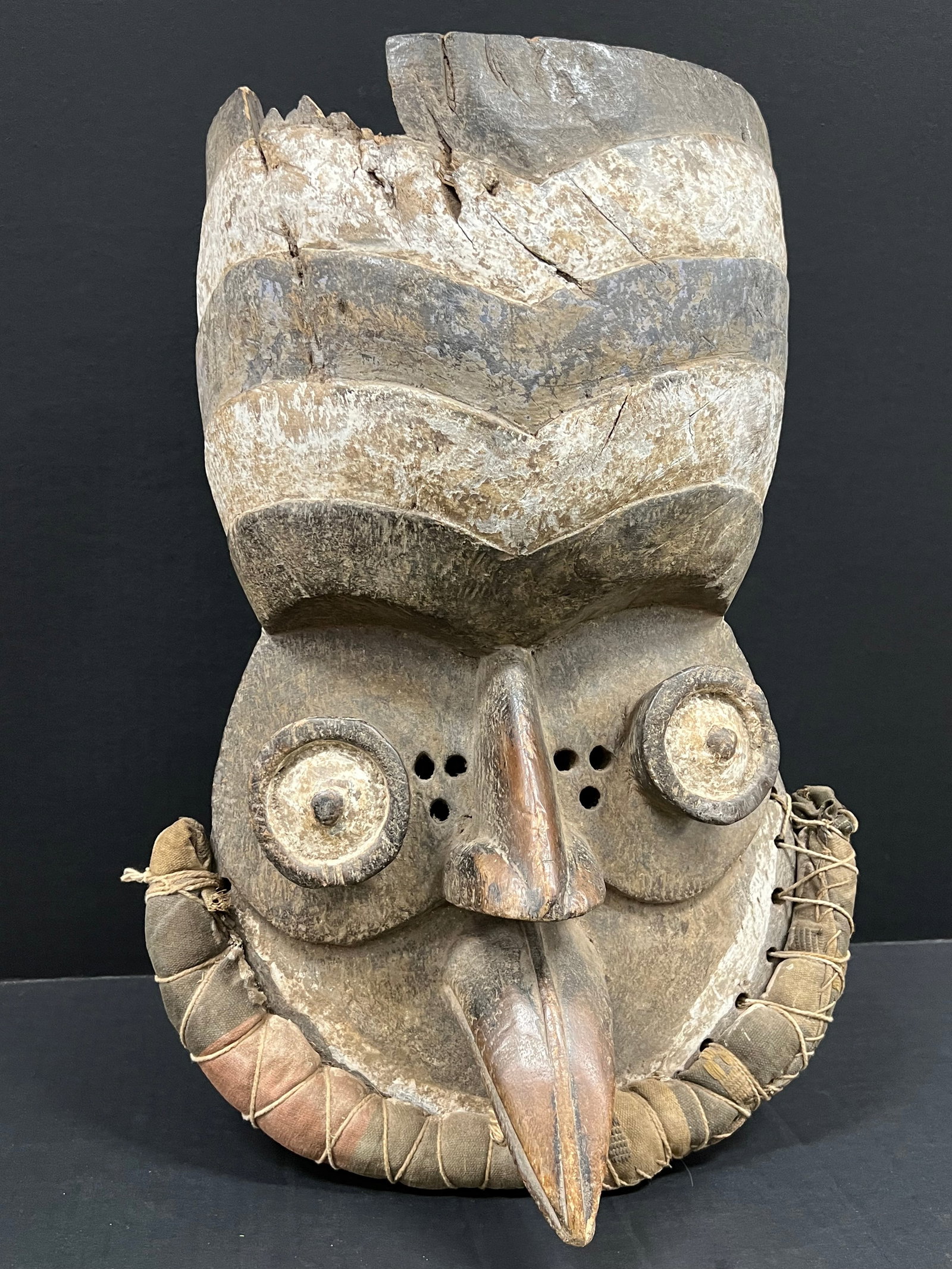 African Tribal Art Carved Wood Dan Grebo Mask - 4