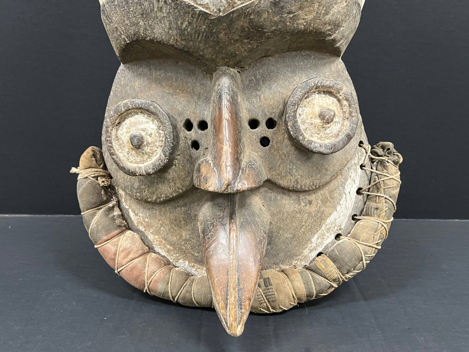 African Tribal Art Carved Wood Dan Grebo Mask - 5