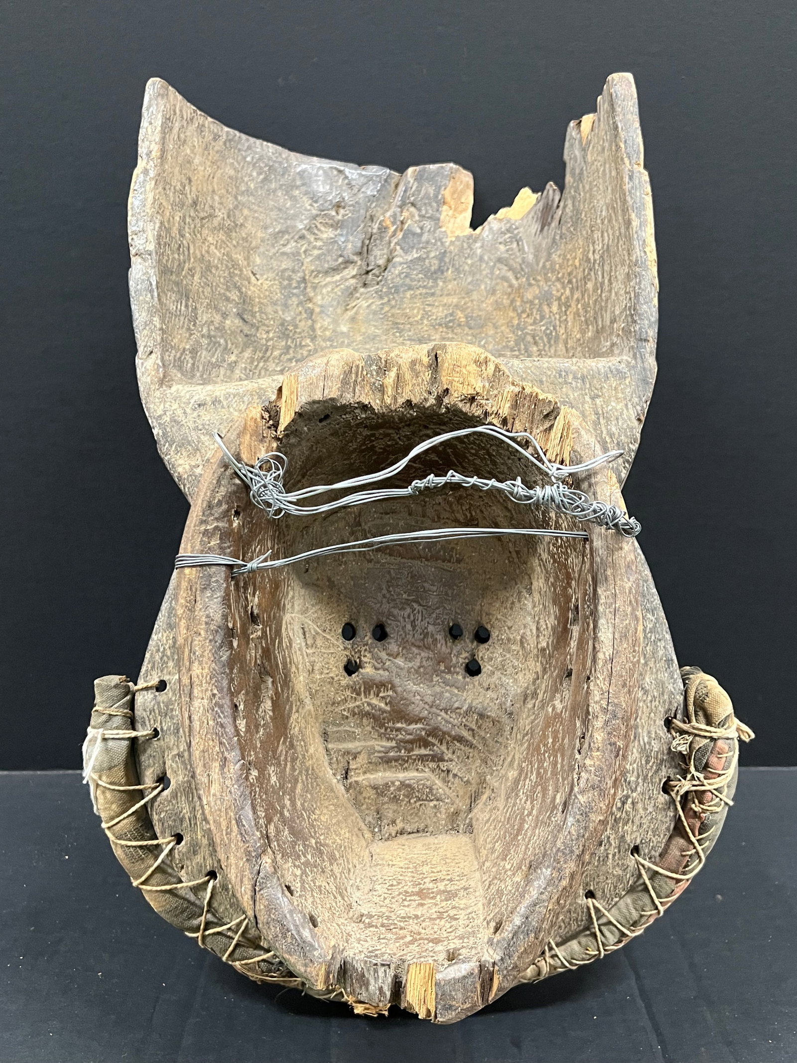 African Tribal Art Carved Wood Dan Grebo Mask - 9