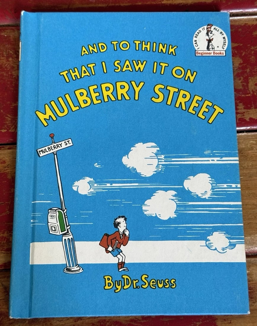 1937 And To Think That I Saw It On Mulberry Street ~Dr Seuss 1st Ed Vtg Classic (1 of 10)