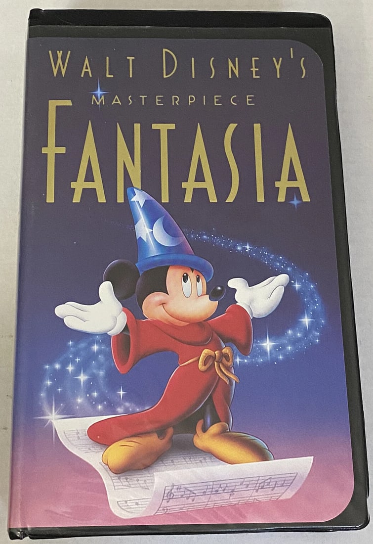 Rare FANTASIA Walt Disney VHS Original Masterpiece Collection #1132 BlackDiamond (1 of 7)