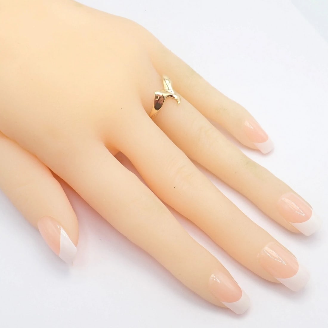 Authentic! Vintage Tiffany & Co. 18k Yellow Gold Peretti Bird Ring Sz 5 - 5