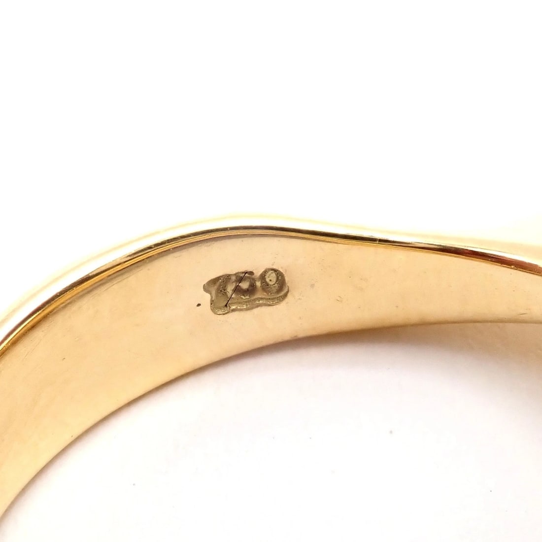 Authentic! Vintage Tiffany & Co. 18k Yellow Gold Peretti Calla Lily Ring Sz 5 - 7