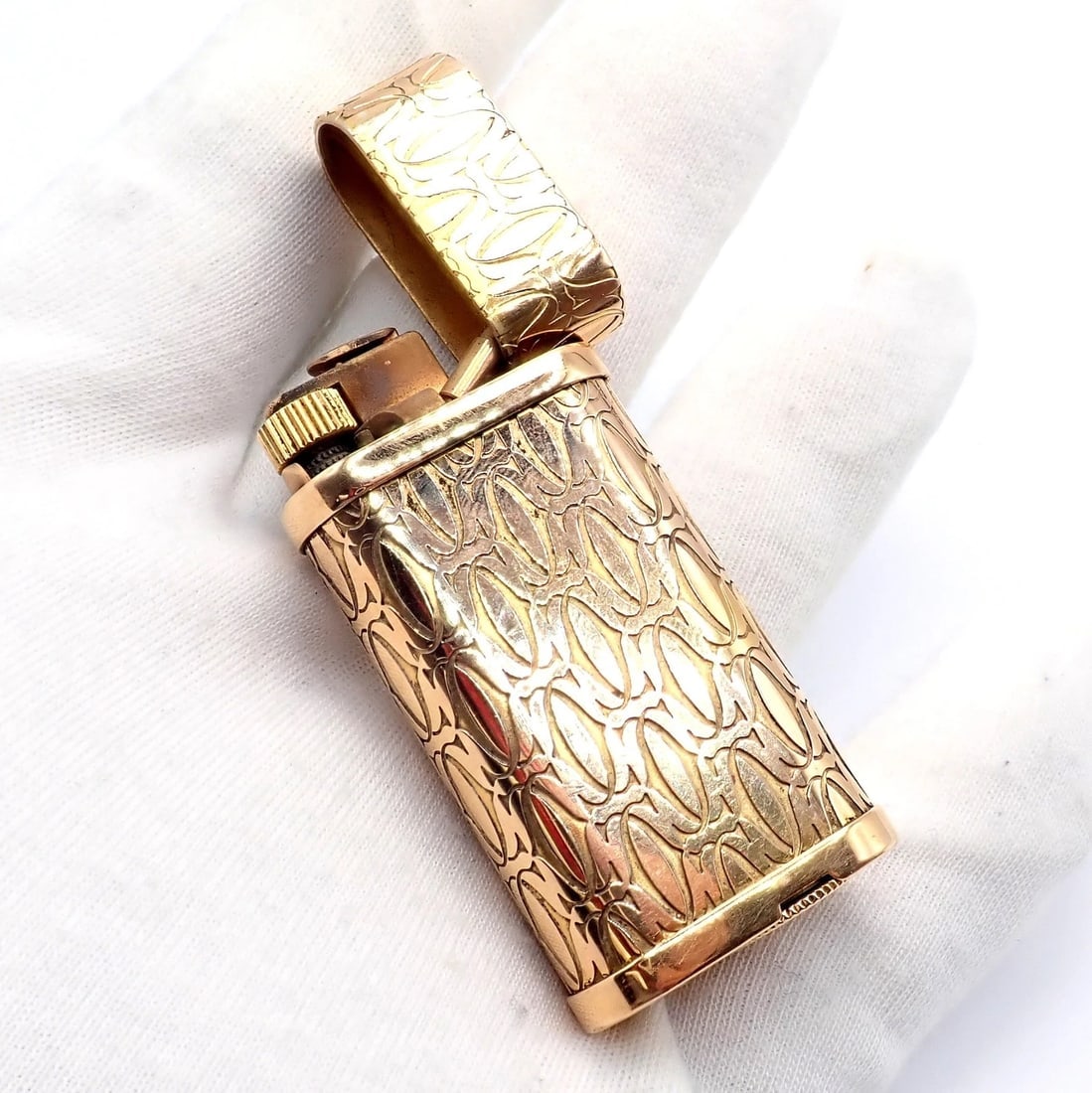 Vintage Cartier Pasha Rose Gold Tone Lighter - 6