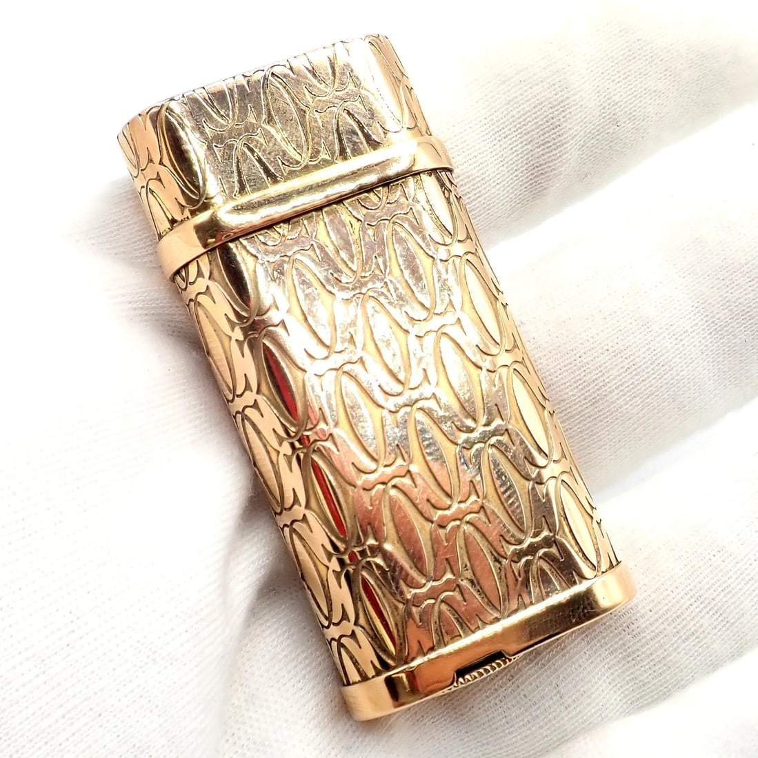 Vintage Cartier Pasha Rose Gold Tone Lighter - 8