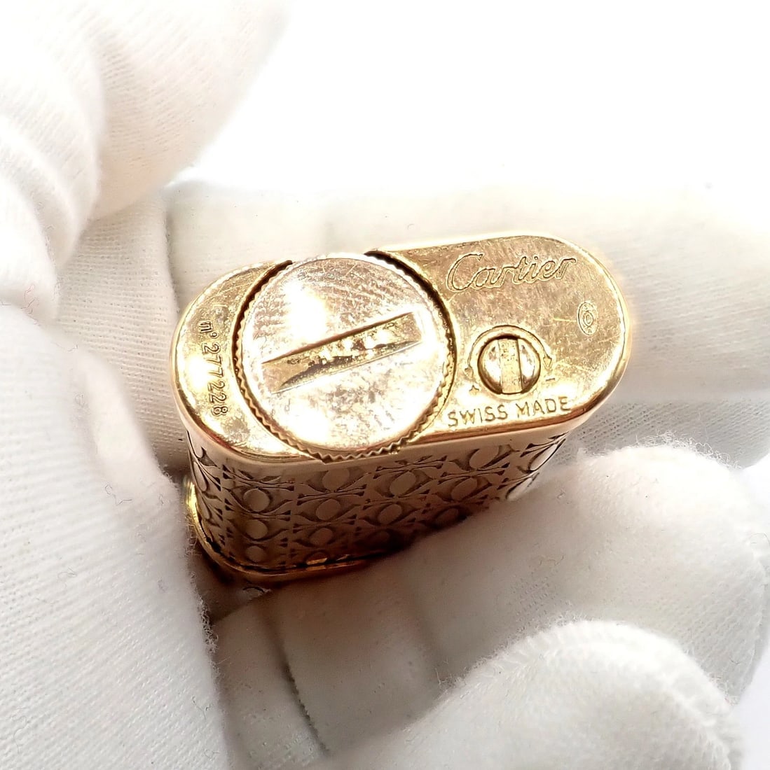 Vintage Cartier Pasha Rose Gold Tone Lighter - 9