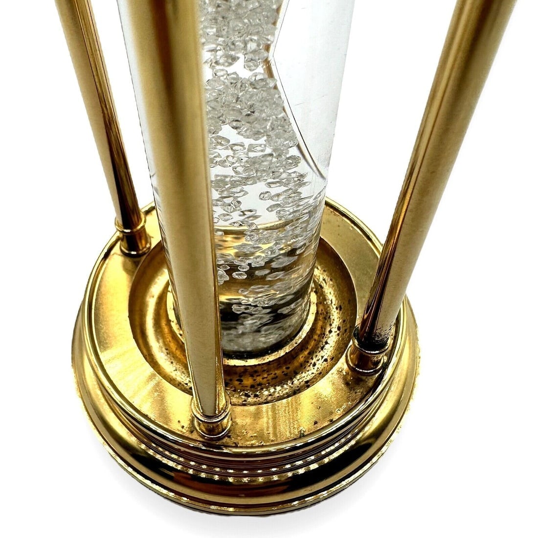 Authentic! De Beers Limited Edition Millennium 2000 Diamond Brass Hourglass - 4