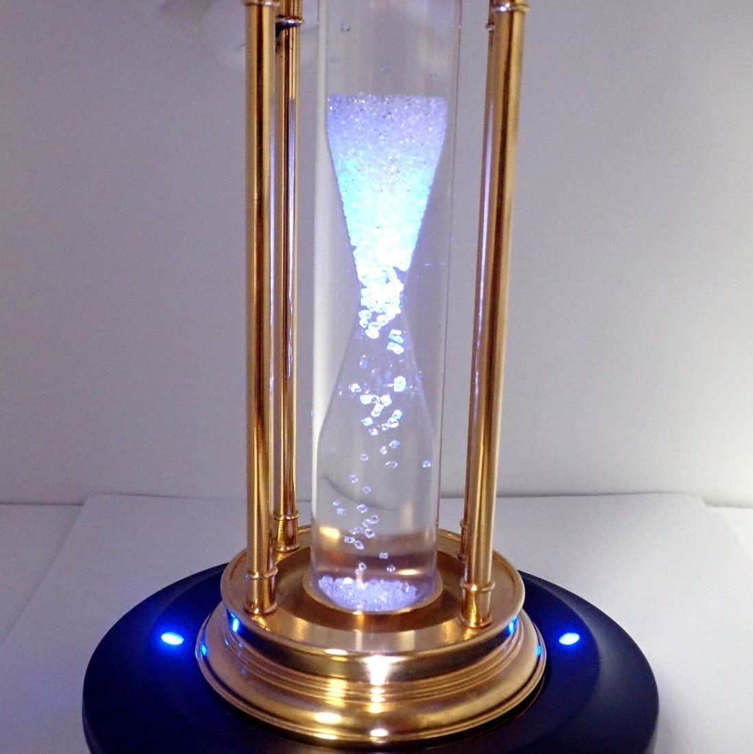 Authentic! De Beers Limited Edition Millennium 2000 Diamond Brass Hourglass - 5