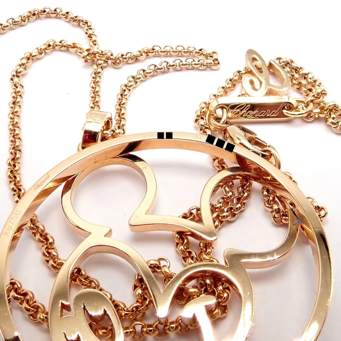 Rare! Chopard Disney World 18k Rose Gold Mickey Mouse Necklace - 5