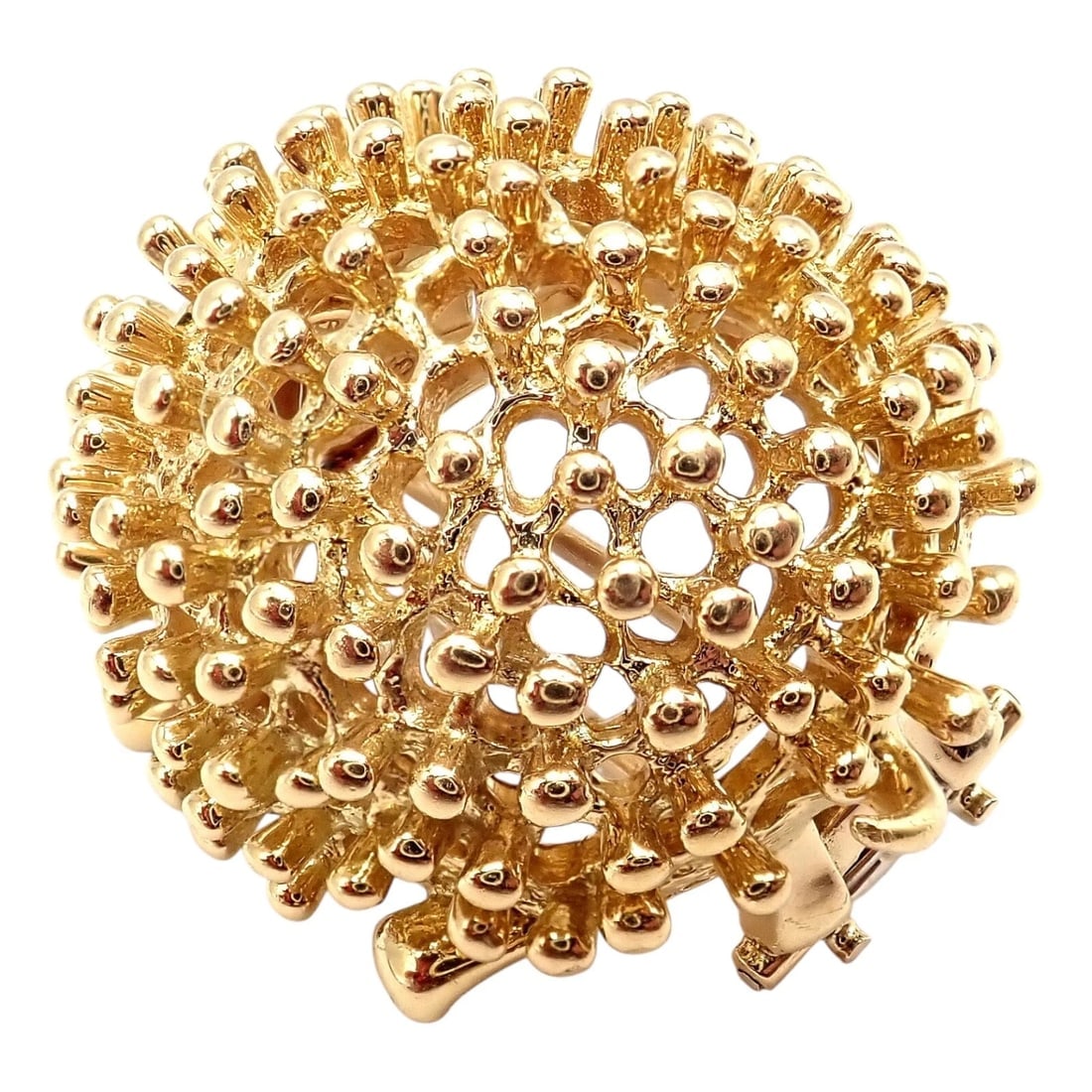 Vintage! Tiffany & Co Schlumberger 18k Yellow Gold Hedgehog Ruby Brooch Pin - 7