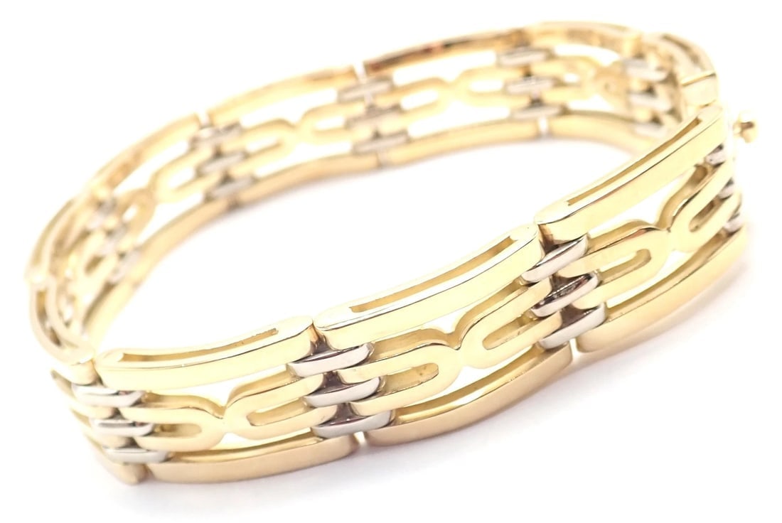 Authentic! Vintage Bvlgari Bulgari 18k Yellow Gold Link Bracelet - 5