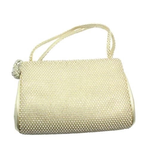 Judith Leiber Swarovski Crystal Swan White Clutch Purse Evening Bag - 3