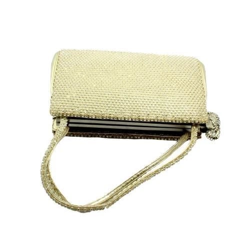 Judith Leiber Swarovski Crystal Swan White Clutch Purse Evening Bag - 5
