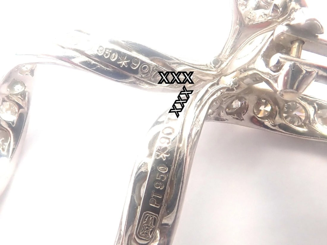 Authentic! Harry Winston Platinum Diamond Twisted Long Hanging Drop Earrings - 9