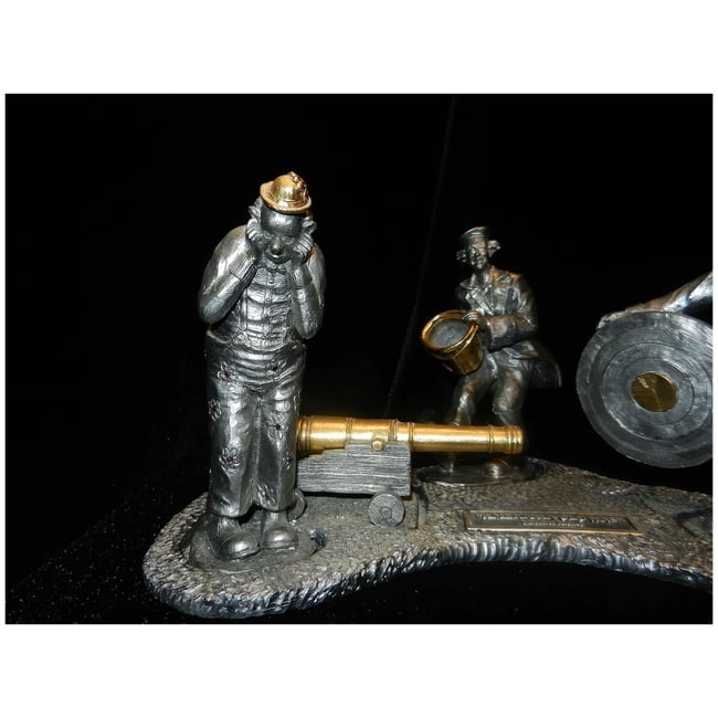 American Clowns Pewter Set by Michael Ricker - 3