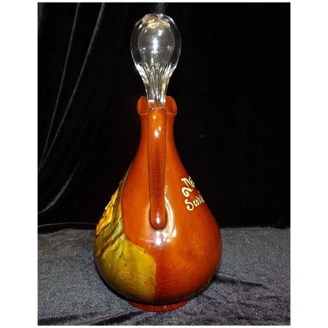 Royal Doulton Kingsware "The Jovial Monk" Dewar's Scotch Whisky Flask - 3