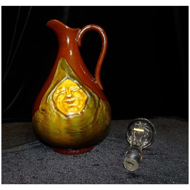 Royal Doulton Kingsware "The Jovial Monk" Dewar's Scotch Whisky Flask - 7