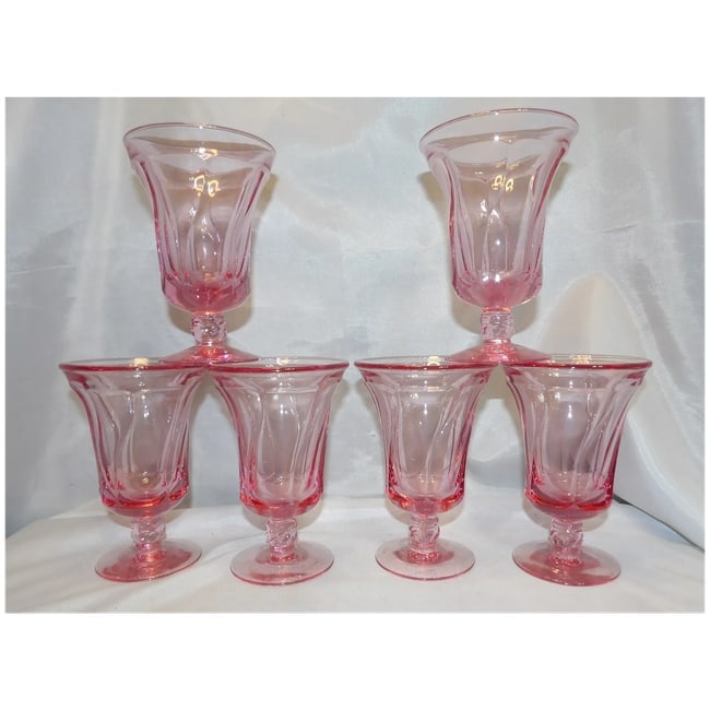 Fostoria Jamestown Pink Iced Tea Glass- 147494 - 3