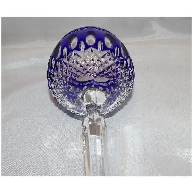 Cobalt Blue Hock Wine Clarendon by Waterford Crystal - 5