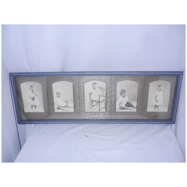 Vintage Multiple Horizontal Picture Frame with Pictures - 2